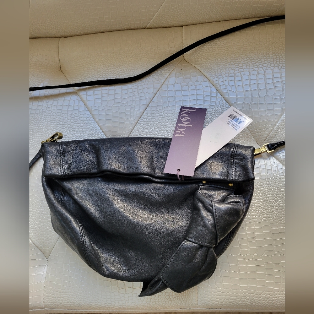 KOOBA bow detail genuine leather crossbody NOTE: enclosed